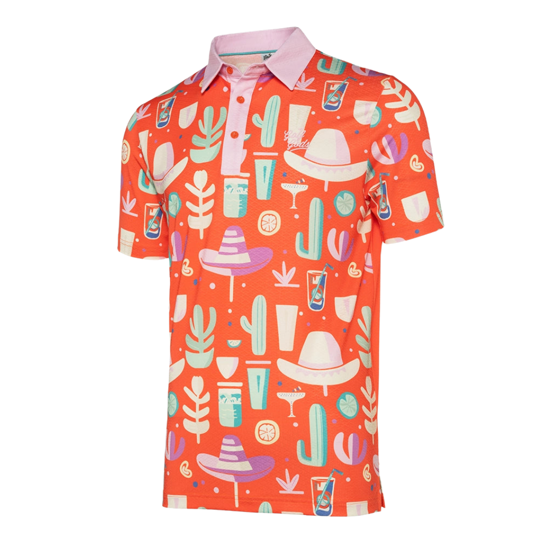 GOLF GODS - GOLF GODS Men's Amigo Mojito Cool Tech Performance Polo - The Agora Bangkok